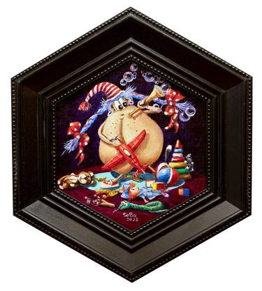 Original Contemporary Humor Painting by Sergey Bolshakov