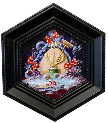 Original Contemporary Humor Painting by Sergey Bolshakov