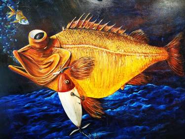Original Fine Art Fish Paintings by Sergey Bolshakov