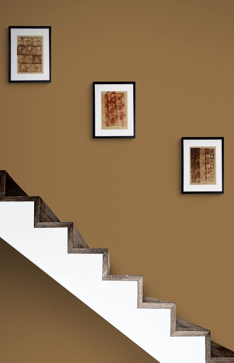 Original Abstract Expressionism Abstract Drawing by Annick Beaulieu