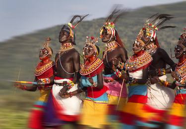 Samburu Dancers I - Limited Edition 1 of 5 thumb