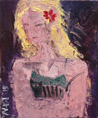 Original Impressionism People Painting by Nata Potyomkin