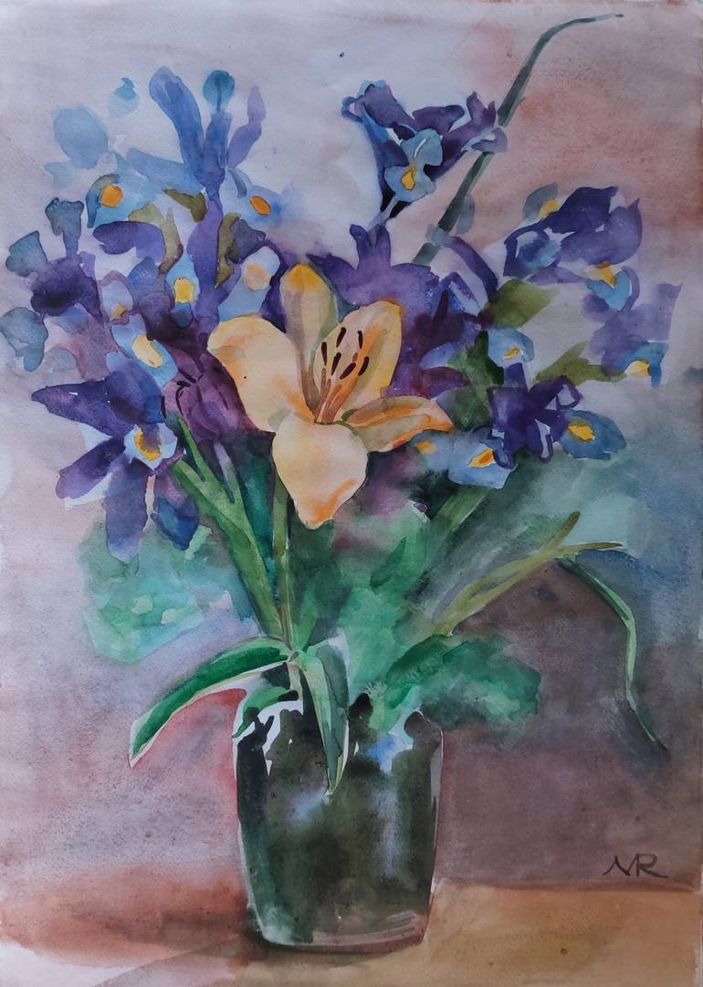 Print of Modern Botanic Paintings by Maria Mcculloch