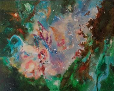 Original Abstract Expressionism Light Paintings by Maria Mcculloch