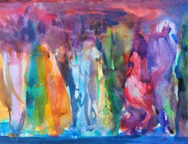 Print of Expressionism Love Paintings by Maria McCulloch