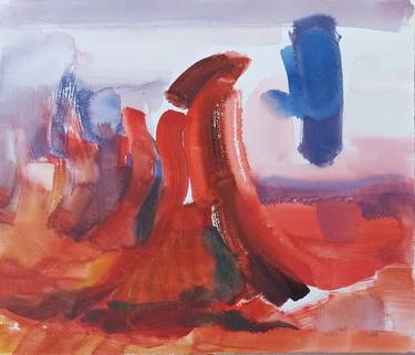 Print of Modern Abstract Paintings by Maria McCulloch