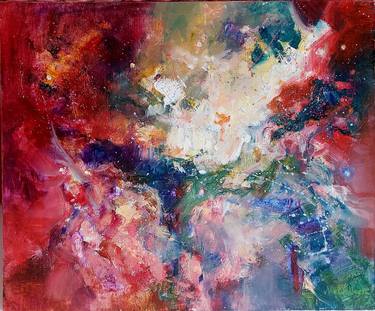 Original Abstract Outer Space Paintings by Maria McCulloch