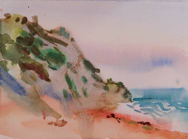 Original Contemporary Beach Paintings by Maria McCulloch