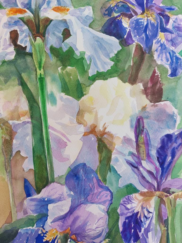 Original Contemporary Floral Painting by Maria Mcculloch