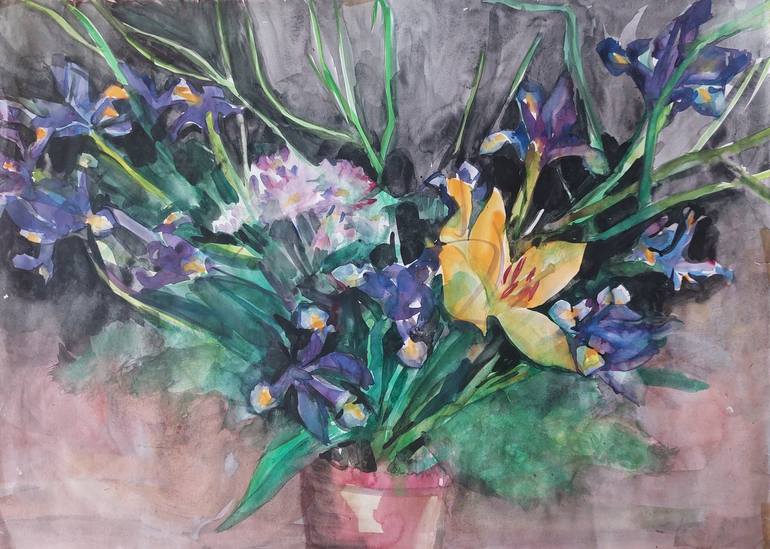 Print of Contemporary Botanic Paintings by Maria Mcculloch