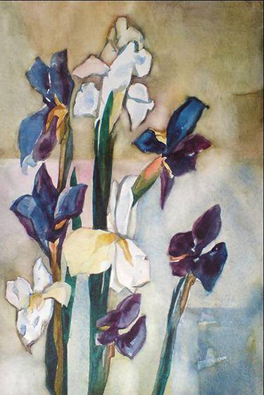 Print of Modern Floral Paintings by Maria McCulloch