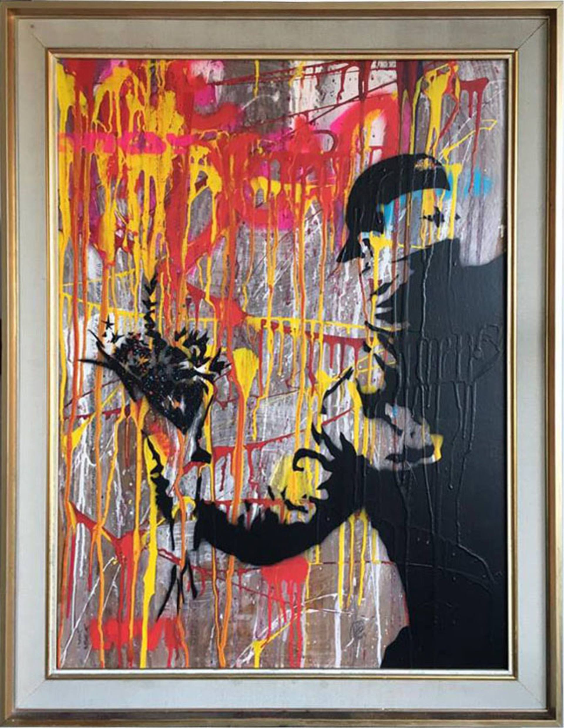 BANKSY☆ 死神 ポスター☆full colour Black☆ BANKSY☆ 死神 ポスター☆full colour Black☆ BANKSY☆ 死神 ポスター