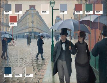 Paris Street Rainy Day Gustave Caillebotte COLOR MATCH thumb