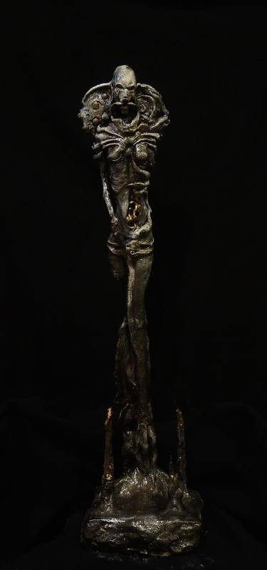 Original Mortality Sculpture by Noizevul Sculptures