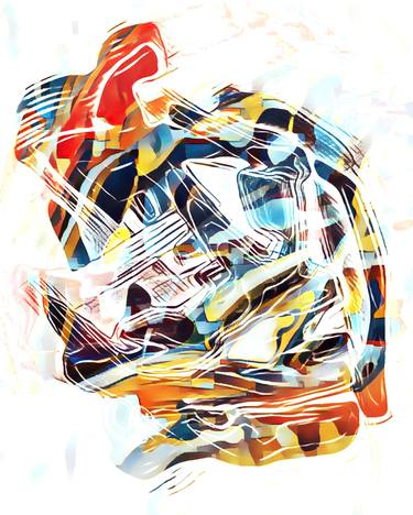 Print of Art Deco Abstract Digital by Jb Ols