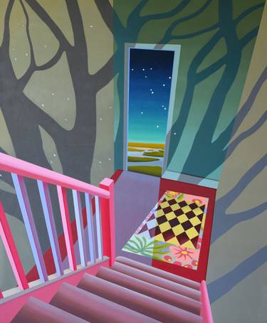 Original Contemporary Home Painting by Sandra Vingre