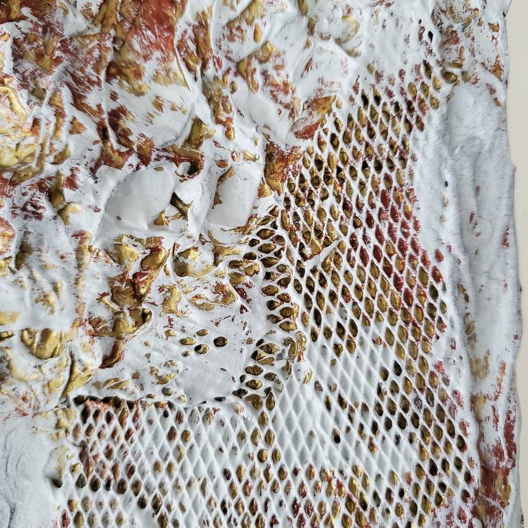 Original Abstract Expressionism Abstract Mixed Media by Joyce Fournier