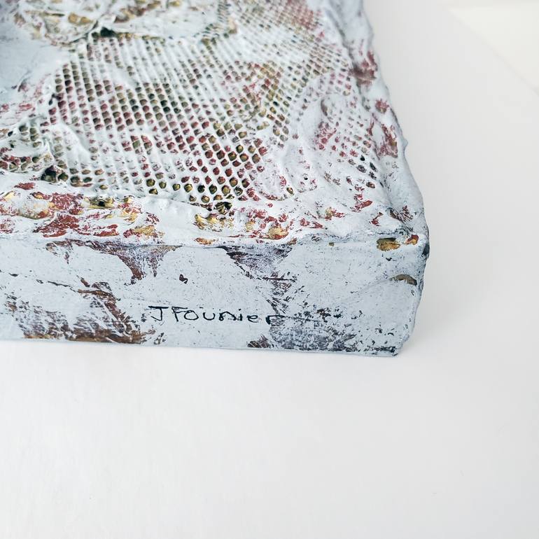 Original Abstract Expressionism Abstract Mixed Media by Joyce Fournier