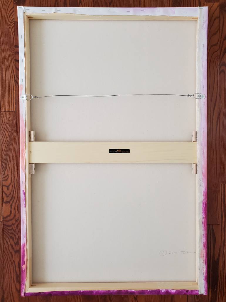 Original Abstract Expressionism Abstract Painting by Joyce Fournier