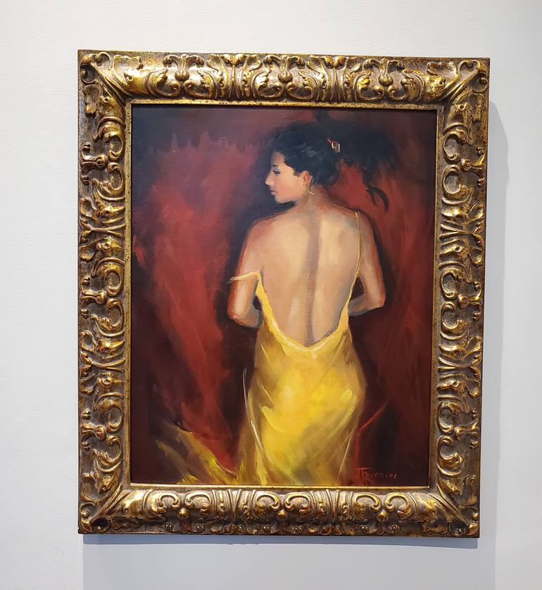 Original Art Deco Women Painting by Joyce Fournier