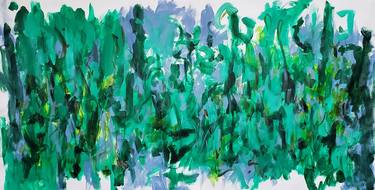 Original Abstract Expressionism Abstract Painting by Joyce Fournier