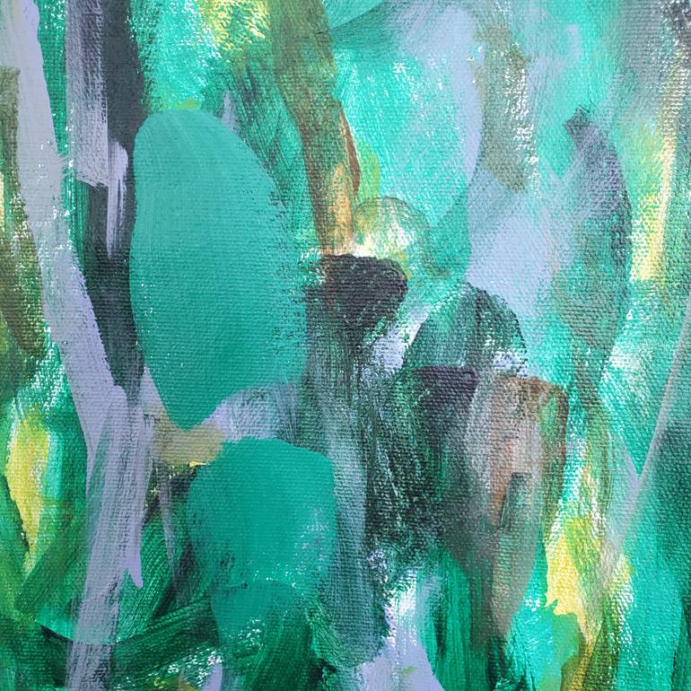 Original Abstract Expressionism Abstract Painting by Joyce Fournier