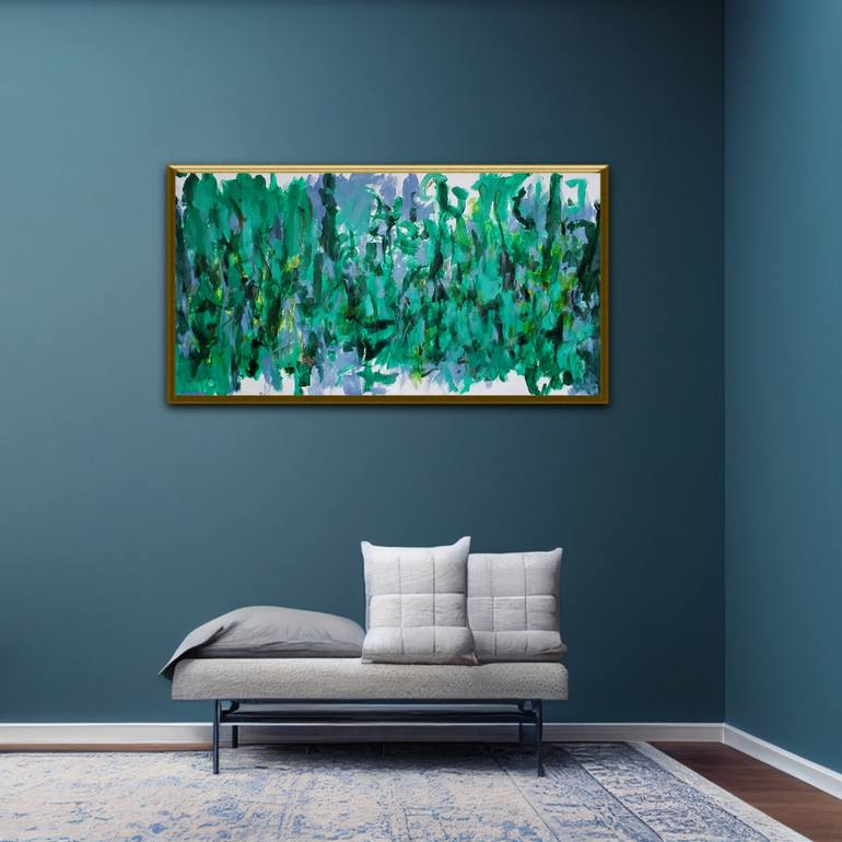 Original Abstract Expressionism Abstract Painting by Joyce Fournier