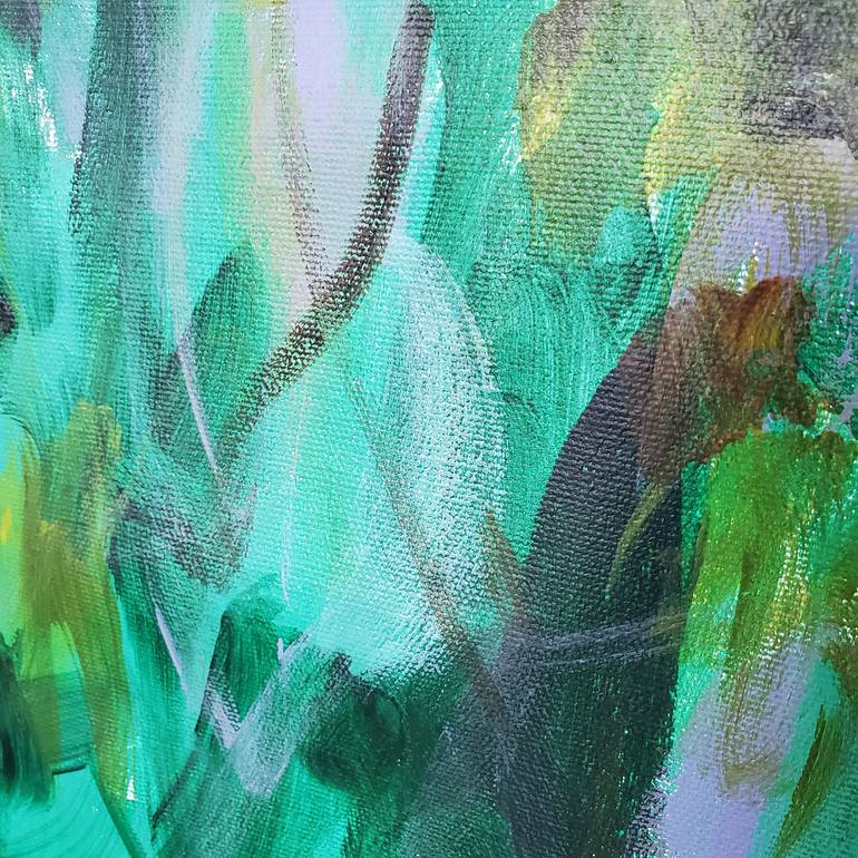 Original Abstract Expressionism Abstract Painting by Joyce Fournier