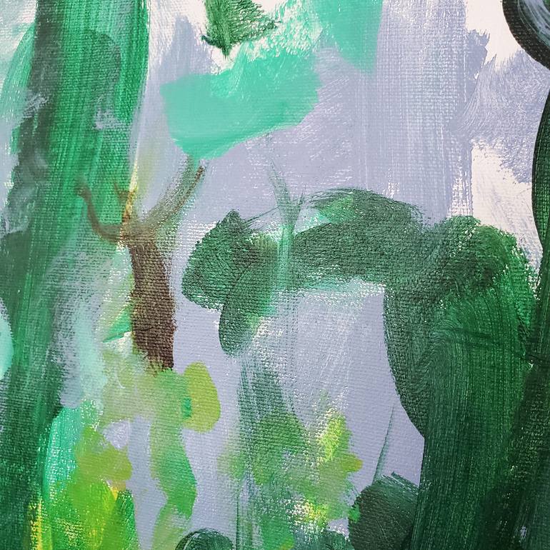 Original Abstract Expressionism Abstract Painting by Joyce Fournier