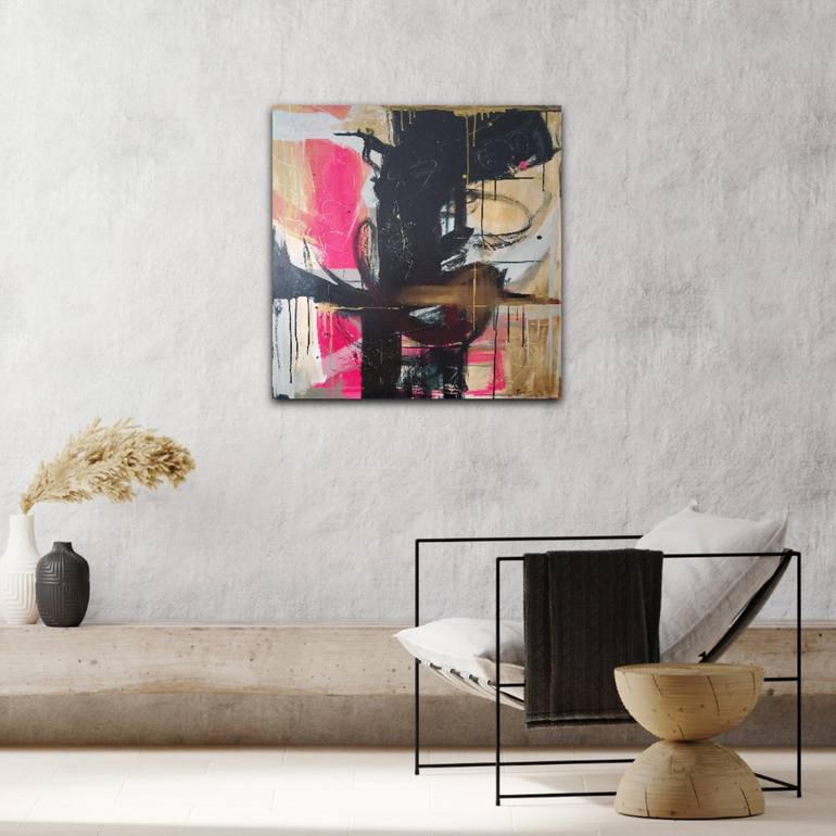 Original Abstract Expressionism Abstract Painting by Joyce Fournier