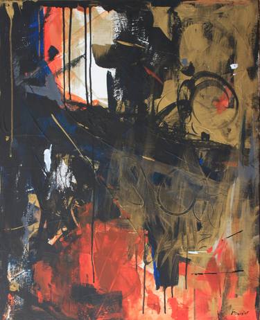 Original Abstract Expressionism Abstract Paintings by Joyce Fournier