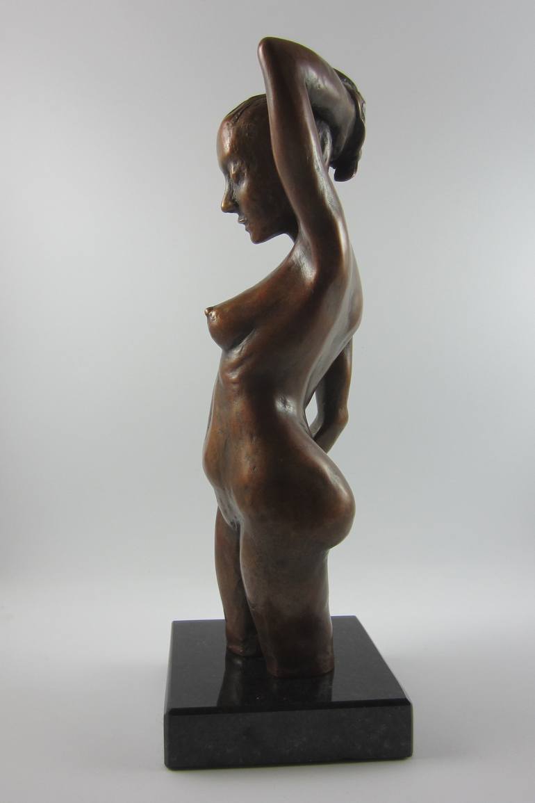 Original Figurative Nude Sculpture by Joyce Fournier