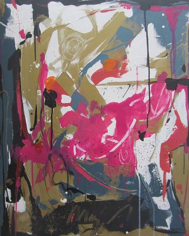 Original Abstract Expressionism Abstract Paintings by Joyce Fournier