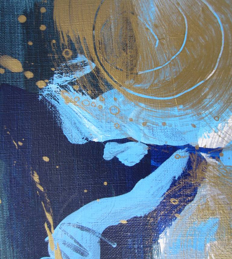 Original Abstract Expressionism Abstract Painting by Joyce Fournier
