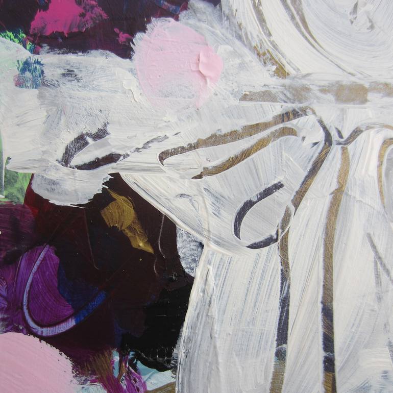 Original Abstract Expressionism Abstract Painting by Joyce Fournier