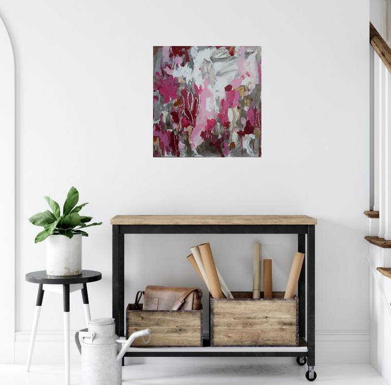 Original Abstract Expressionism Abstract Painting by Joyce Fournier