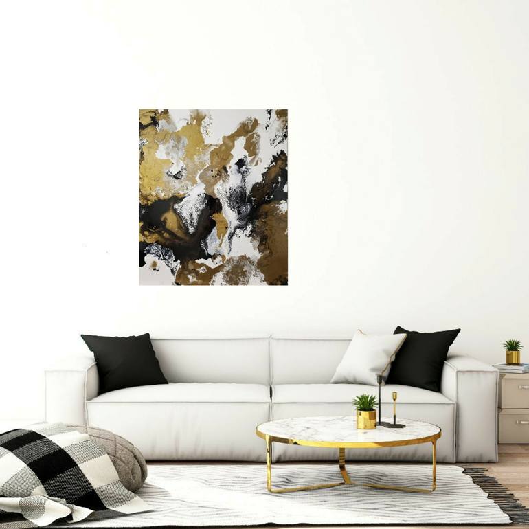 Original Abstract Expressionism Abstract Painting by Joyce Fournier