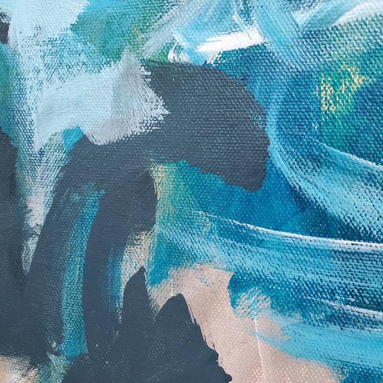 Original Abstract Expressionism Abstract Painting by Joyce Fournier