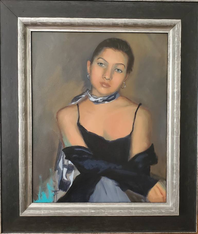 Original Portrait Painting by Joyce Fournier