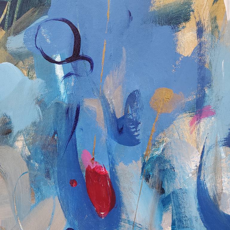 Original Abstract Expressionism Abstract Painting by Joyce Fournier