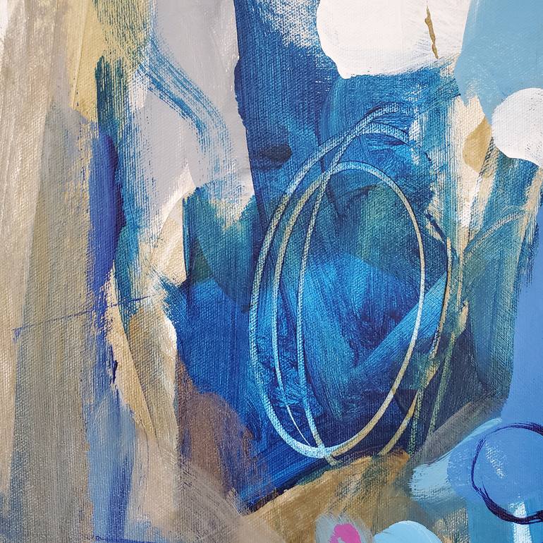 Original Abstract Expressionism Abstract Painting by Joyce Fournier
