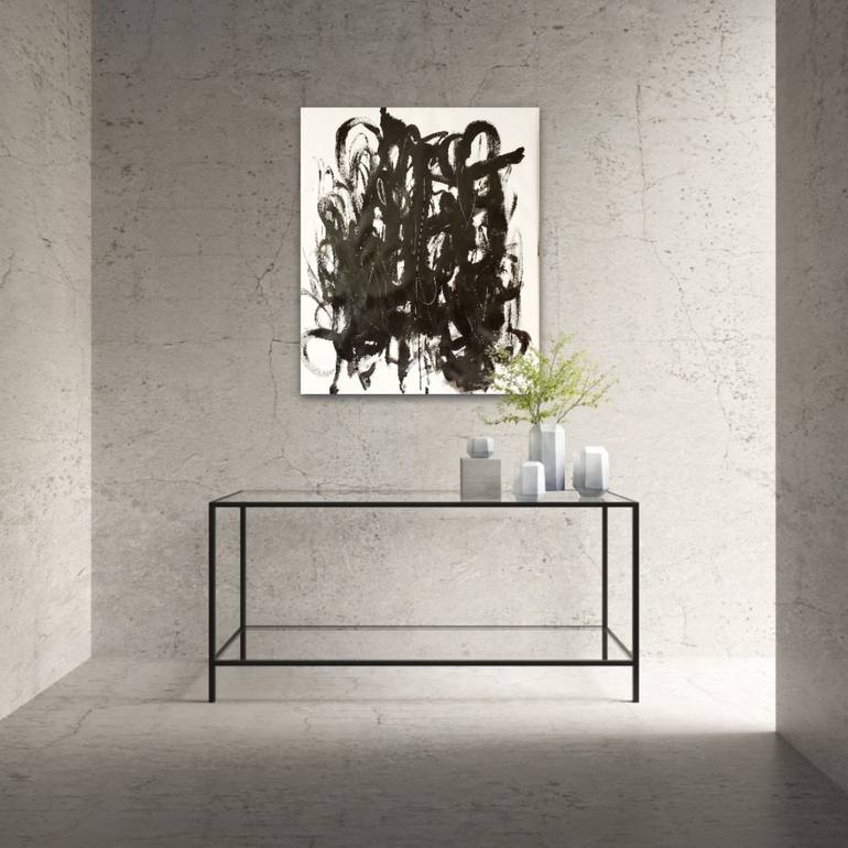 Original Abstract Expressionism Abstract Painting by Joyce Fournier