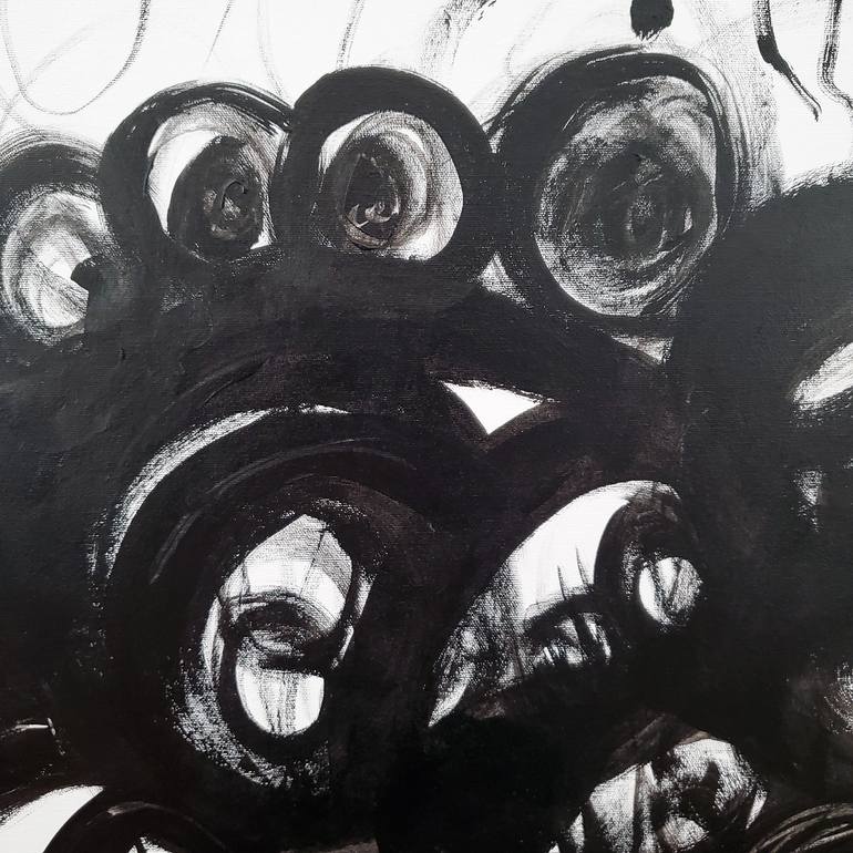 Original Abstract Expressionism Abstract Painting by Joyce Fournier