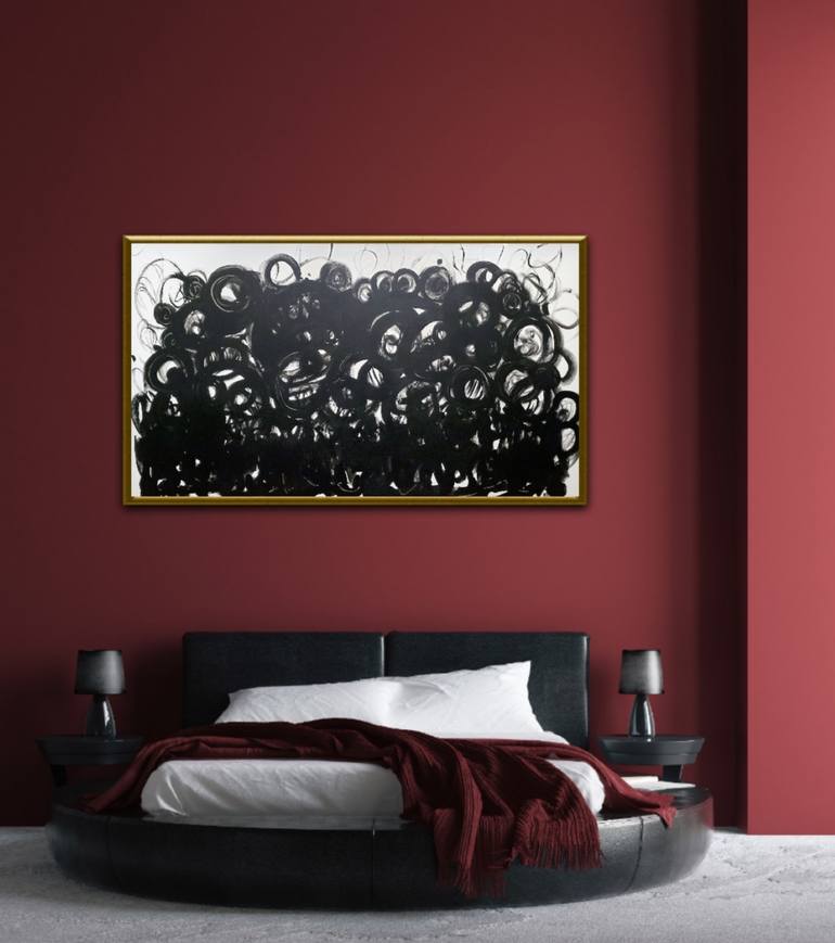 Original Abstract Expressionism Abstract Painting by Joyce Fournier