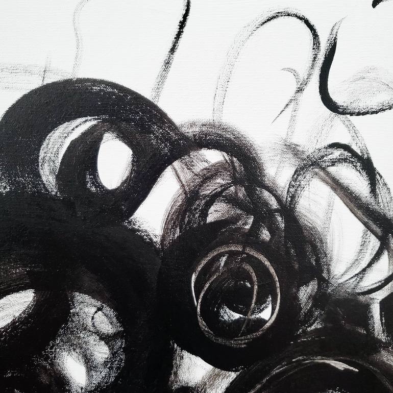 Original Abstract Expressionism Abstract Painting by Joyce Fournier