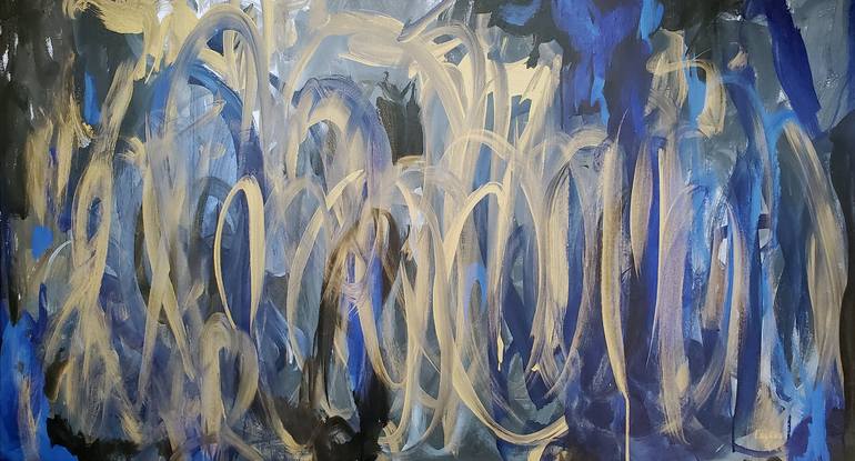 Original Abstract Expressionism Abstract Paintings by Joyce Fournier