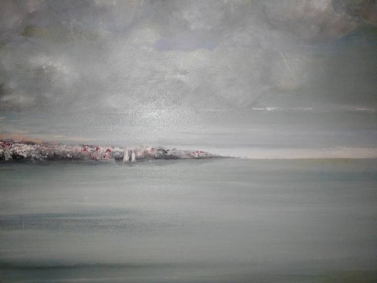 Original Fine Art Seascape Painting by Maida S