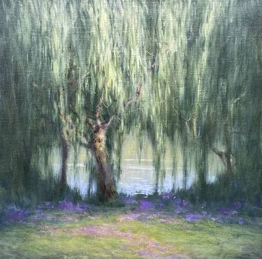 Original Fine Art Garden Paintings by Ivan Polishchuk