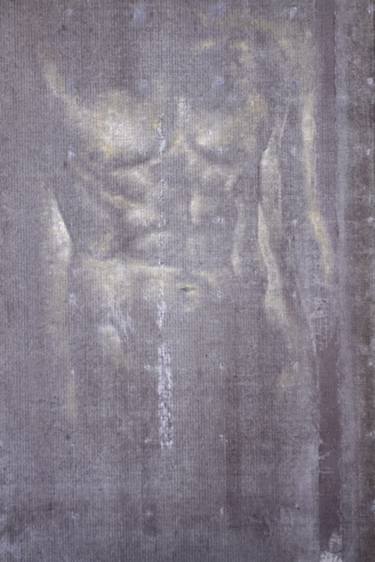 Male torso on cement board thumb