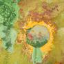 Nature arttexture space fragments of paintings